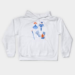 Shakespearean pattern -the Tempest Kids Hoodie